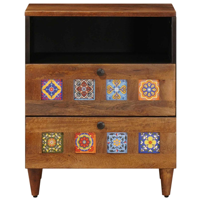 Dulap de noapte Maro 50 x 33 x 62 cm Lemn de mango solid - WALTI WALTI