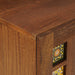 Cabinet TV cu ușă castan 105 x 33 x 46 cm Lemn de mango solid - WALTI WALTI