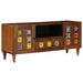 Cabinet TV cu ușă castan 105 x 33 x 46 cm Lemn de mango solid - WALTI WALTI