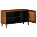 Cabinet TV cu ușă castan 80 x 33 x 46 cm Lemn de mango solid - WALTI WALTI