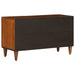 Cabinet TV cu ușă castan 80 x 33 x 46 cm Lemn de mango solid - WALTI WALTI