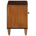 Cabinet TV cu ușă castan 80 x 33 x 46 cm Lemn de mango solid - WALTI WALTI
