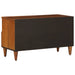 Cabinet TV cu sertar castan 80 x 33 x 46 cm Lemn de mango solid - WALTI WALTI