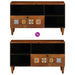 Cabinet TV cu sertar castan 80 x 33 x 46 cm Lemn de mango solid - WALTI WALTI