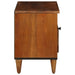 Cabinet TV cu sertar castan 80 x 33 x 46 cm Lemn de mango solid - WALTI WALTI