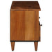 Cabinet TV cu raft castan 100 x 33 x 46 cm Lemn de mango solid - WALTI WALTI