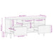 Cabinet TV cu raft castan 100 x 33 x 46 cm Lemn de mango solid - WALTI WALTI