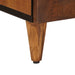 Bufet cu depozitare castan 40 x 33 x 75 cm Lemn de mango solid - WALTI WALTI
