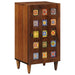 Bufet cu depozitare castan 40 x 33 x 75 cm Lemn de mango solid - WALTI WALTI