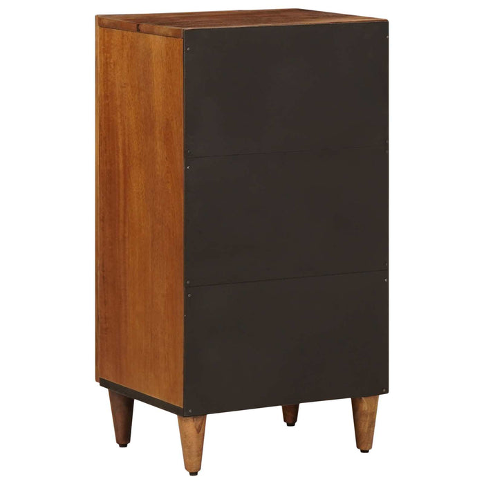 Bufet cu depozitare castan 40 x 33 x 75 cm Lemn de mango solid - WALTI WALTI