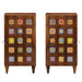 Bufet cu depozitare castan 40 x 33 x 75 cm Lemn de mango solid - WALTI WALTI