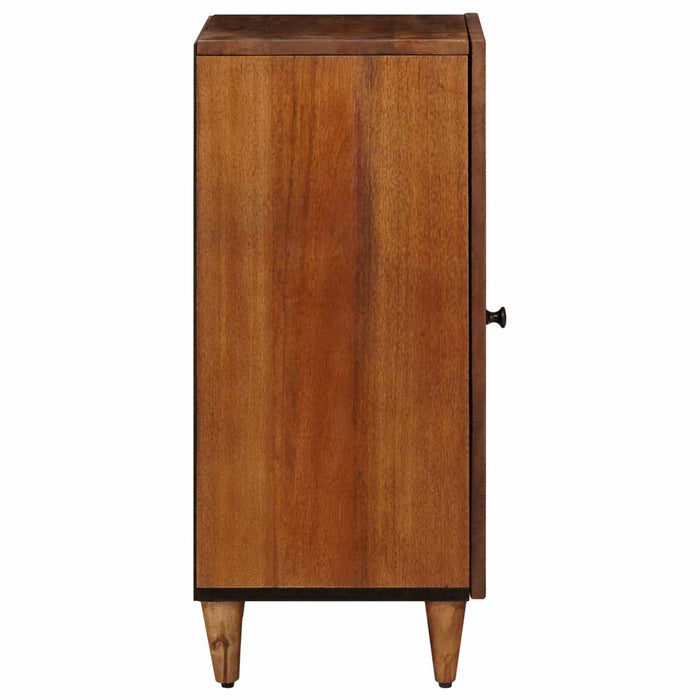 Bufet cu depozitare castan 40 x 33 x 75 cm Lemn de mango solid - WALTI WALTI