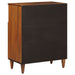 Bufet cu depozitare castan 60 x 33 x 75 cm Lemn de mango solid - WALTI WALTI