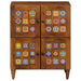 Bufet cu depozitare castan 60 x 33 x 75 cm Lemn de mango solid - WALTI WALTI