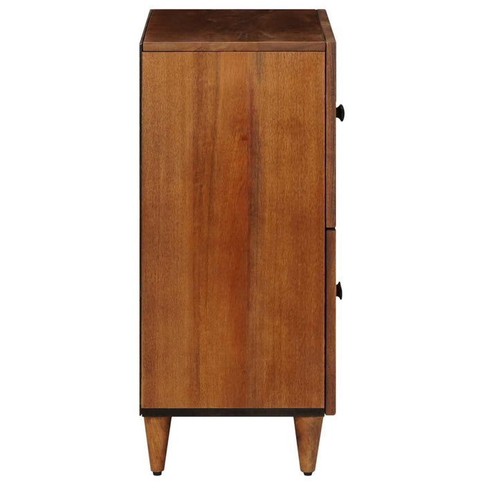 Bufet cu depozitare castan 60 x 33 x 75 cm Lemn de mango solid - WALTI WALTI