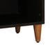 Bufet cu depozitare castan 80 x 33 x 75 cm Lemn de mango solid - WALTI WALTI