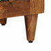 Bufet cu depozitare castan 40 x 33 x 110 cm Lemn de mango solid - WALTI WALTI
