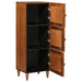 Bufet cu depozitare castan 40 x 33 x 110 cm Lemn de mango solid - WALTI WALTI