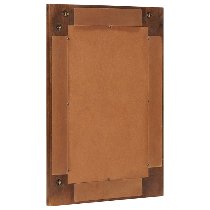 Oglindă pentru baie castan 50 x 70 x 2,5 cm Lemn de mango solid - WALTI WALTI