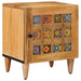 Dulap de noapte natural 40 x 33,5 x 46 cm Lemn de mango solid - WALTI WALTI