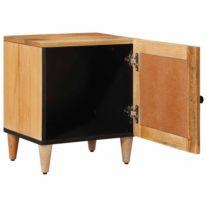 Dulap de noapte natural 40 x 33,5 x 46 cm Lemn de mango solid - WALTI WALTI