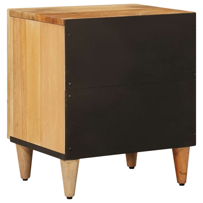 Dulap de noapte natural 40 x 33,5 x 46 cm Lemn de mango solid - WALTI WALTI