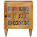 Dulap de noapte natural 40 x 33,5 x 46 cm Lemn de mango solid - WALTI WALTI