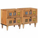 Dulap de noapte cu sertar 2 pcs natural 40 x 33,5 x 46 cm - WALTI WALTI