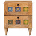 Dulap de noapte cu sertar 2 pcs natural 40 x 33,5 x 46 cm - WALTI WALTI