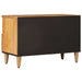 Cabinet TV cu raft natural 70 x 33 x 46 cm Lemn de mango solid - WALTI WALTI