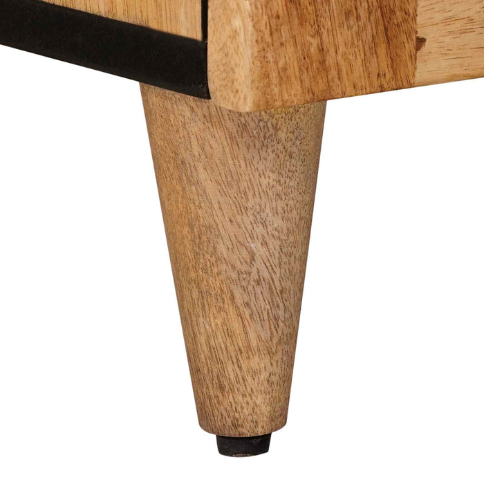 Bufet natural 60 x 33,5 x 75 cm Lemn de mango solid - WALTI WALTI