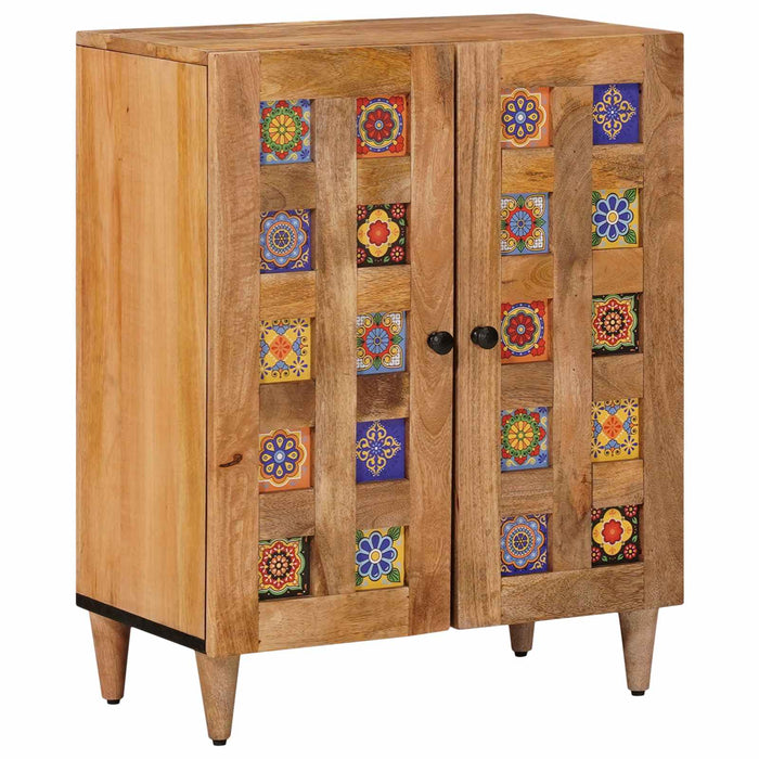 Bufet natural 60 x 33,5 x 75 cm Lemn de mango solid - WALTI WALTI