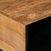 Masă de cafea natural 80 x 50 x 40 cm Lemn de mango solid - WALTI WALTI