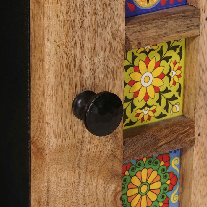Masă de cafea natural 80 x 50 x 40 cm Lemn de mango solid - WALTI WALTI