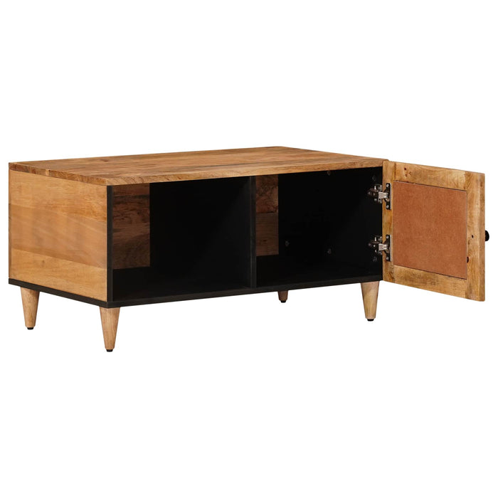 Masă de cafea natural 80 x 50 x 40 cm Lemn de mango solid - WALTI WALTI