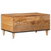 Masă de cafea natural 80 x 50 x 40 cm Lemn de mango solid - WALTI WALTI