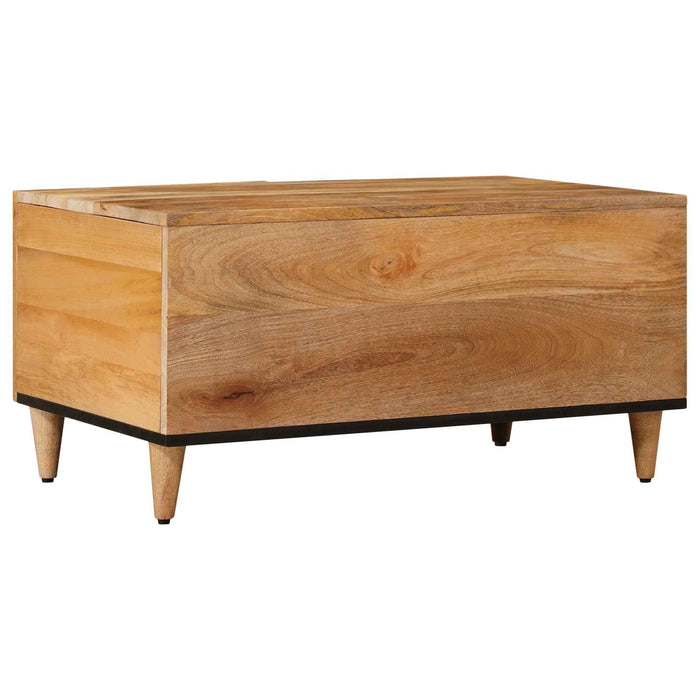 Masă de cafea natural 80 x 50 x 40 cm Lemn de mango solid - WALTI WALTI