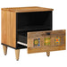 Dulap de noapte natural 40 x 33 x 46 cm Lemn de mango solid - WALTI WALTI