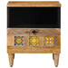 Dulap de noapte natural 40 x 33 x 46 cm Lemn de mango solid - WALTI WALTI