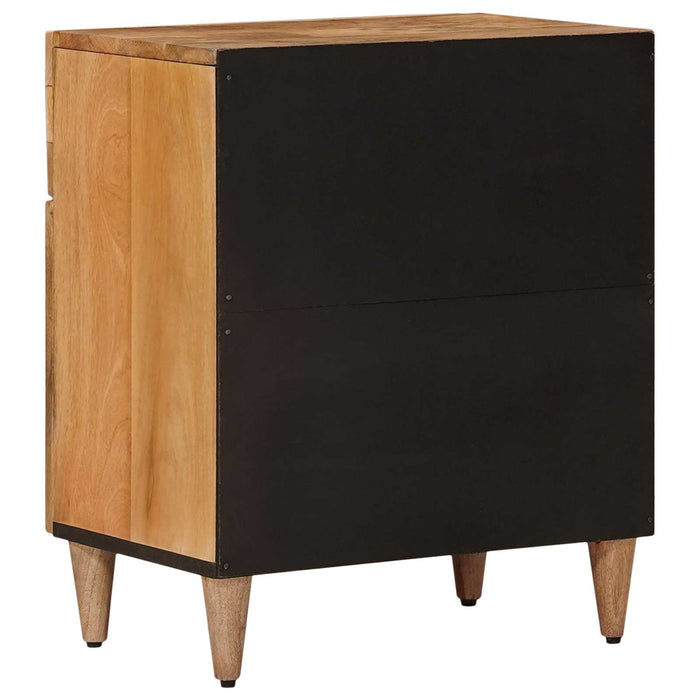 Dulap de noapte natural 50 x 33 x 60 cm Lemn de mango solid - WALTI WALTI