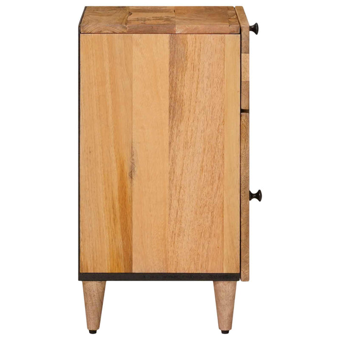 Dulap de noapte natural 50 x 33 x 60 cm Lemn de mango solid - WALTI WALTI