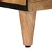 Dulap de noapte natural 50 x 33 x 62 cm Lemn de mango solid - WALTI WALTI