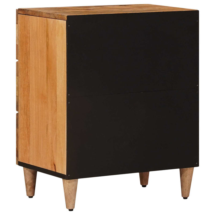 Dulap de noapte natural 50 x 33 x 62 cm Lemn de mango solid - WALTI WALTI