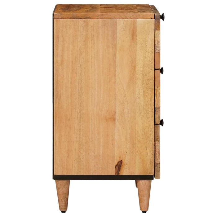 Dulap de noapte natural 50 x 33 x 62 cm Lemn de mango solid - WALTI WALTI