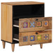 Dulap de noapte natural 50 x 33 x 62 cm Lemn de mango solid - WALTI WALTI