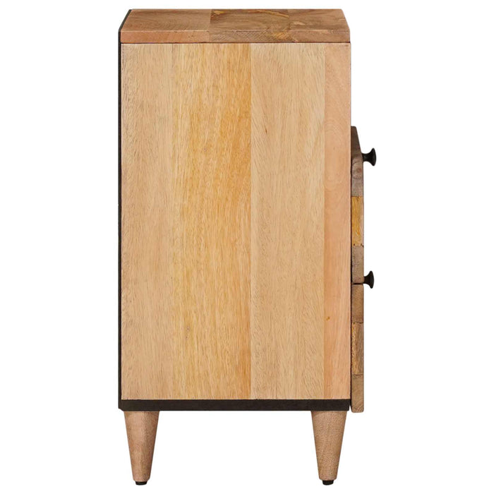 Dulap de noapte natural 50 x 33 x 62 cm Lemn de mango solid - WALTI WALTI