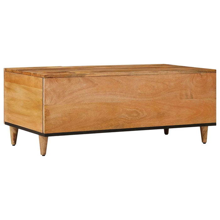 Masă de cafea natural 100 x 54 x 40 cm Lemn de mango solid - WALTI WALTI