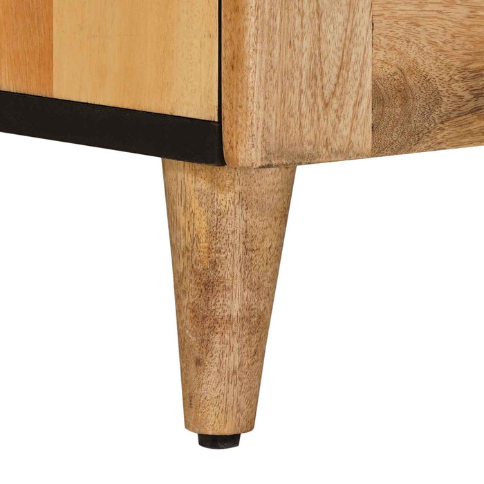Cabinet TV natural 105 x 33,5 x 46 cm Lemn de mango solid - WALTI WALTI