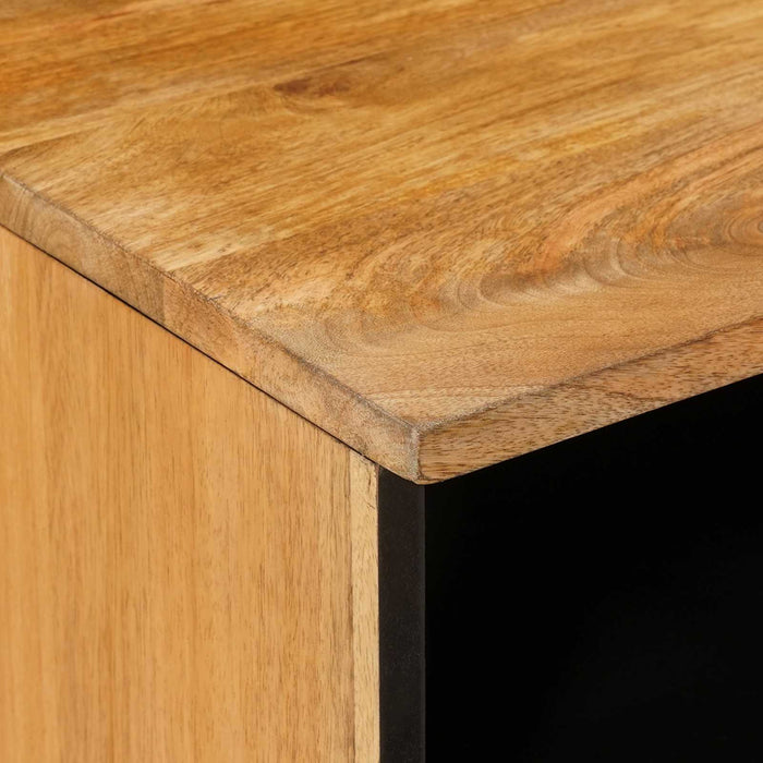Cabinet TV natural 100 x 33,5 x 46 cm Lemn de mango solid - WALTI WALTI