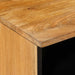 Cabinet TV natural 100 x 33,5 x 46 cm Lemn de mango solid - WALTI WALTI